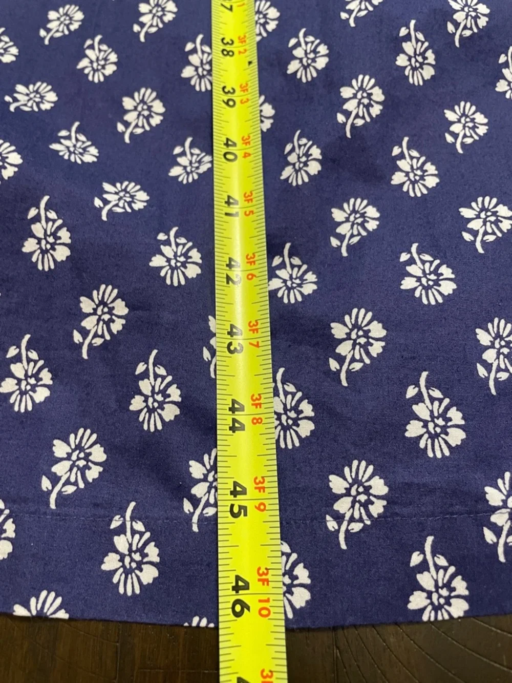 J. Crew Cotton Blue Halter Midi Dress with White Print size 6